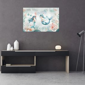 Obraz - Morské panny (90x60 cm)