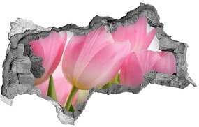 Samolepiaca diera nálepka Ružové tulipány nd-b-76775867