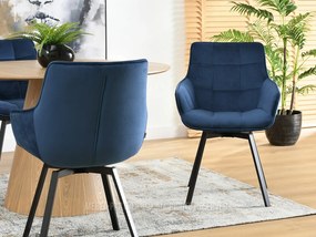 Stolička Aranbura (námorícka modrá + čierna). Akcia -22%. Vlastná spoľahlivá doprava až k Vám domov. 1110901