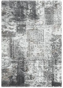 Koberce Breno Kusový koberec LUSH SEWING grey, sivá, viacfarebná,133 x 190 cm