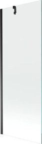 Mexen Next sprchový paraván jednokrídlový 70 x 150 cm, transparentný, čierny - 895-070-000-00-00-70