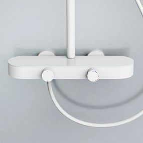 Rea Creo, sprchový set s funkciou bidetovej spŕšky, biela matná, REA-P0359