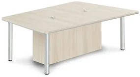 Konferenčný stôl TopOffice Premium I 240 x 162,5 cm, agát svetlý