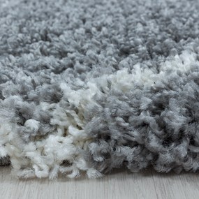 Ayyildiz Kusový koberec ALVOR 3401, Okrúhly, Sivá Rozmer koberca: 200 cm KRUH