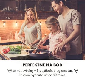 Klarstein Delicatessa 90 Flex, vstavaná indukčná varná doska, 7400 W, 5 zón, samostatná