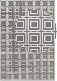 ELLE Decoration, Kusový koberec Perles 106190 Cream Grey z kolekcie Elle, 120x170, šedá, obývacia izba