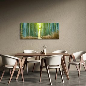 Obraz - Ulička s bambusmi (120x50 cm)