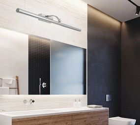 Toolight Rea - Toolight, LED kúpeľňové svietidlo nad zrkadlo 15W 106CM APP367-1W, chróm, OSW-08433