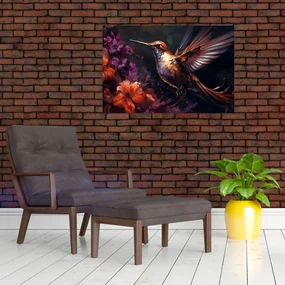 Obraz - Kolibrík (90x60 cm)
