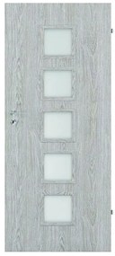 Dvere vnútorné Vedi 5*5 70P dub  strieborný