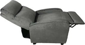 Relaxačné kreslo René rozkladacie šedé