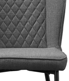 Leo jedálenská stolička, 2 kusy, sivá