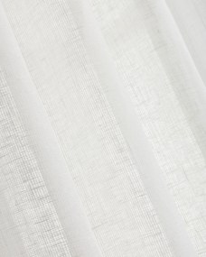 Zaves s riasením WAVE farba produktu biela látka polopriehľadný, zapletaná, ľanová