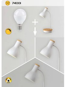 Rabalux 74001 - Stmievateľná dotyková stolná lampa MOSLEY 1xE14/25W/230V