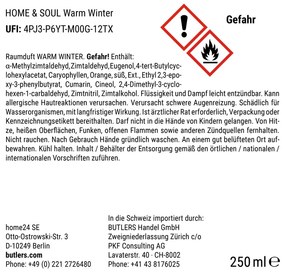 HOME & SOUL Vôňa do bytu "Warm Winter" 250 ml