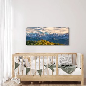 Obraz - horská panorama (120x50 cm)
