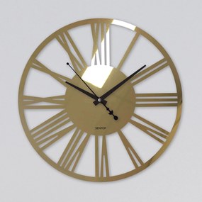 Nástenné hodiny z plexiskla - Sentop | X0108 | farebné: Zrkadlo SILVER Strieborné ručičky 20 cm 4233-111618 X0108