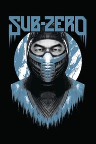 Umelecká tlač Mortal Kombat - Sub-Zero, (26.7 x 40 cm)