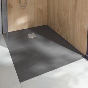 VILLEROY &amp; BOCH Planeo obdĺžniková sprchová vanička akrylátová, s technológiou RockLite, štandardný model, protišmyk (B), 1200 x 800 x 40 mm, Grey, UDA1280PLA2V-3S