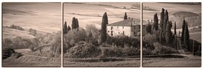 Obraz na plátne - Talianská venkovská krajina - panoráma 5156QC (90x30 cm)