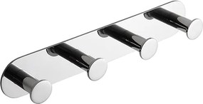 Bemeta Design EASY: Vešiak, so 4 háčikmi, lesk - 163106391