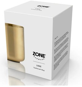 Téglik na zubné kefky z nehrdzavejúcej ocele v mosadznej farbe Ume Brass – Zone