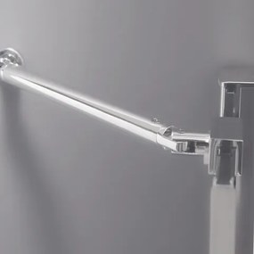 Roltechnik Outlet Štvorcový alebo obdĺžnikový sprchový kút DCO1+DB - otváracie dvere s pevnou stenou - bez vaničky ROTH-Variant: šírka dverí: 100 cm,…