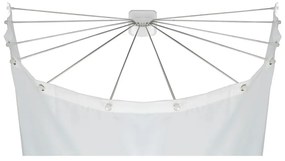 Kruhový držiak na sprchový záves Wenko Shower Umbrella