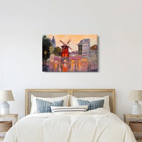 Obraz - Moulin rouge, Paríž, Francúzsko (90x60 cm)