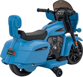 Ramiz Modré vozidlo Chopper INDIAN