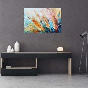 Obraz - Pšenica, abstrakcia (90x60 cm)