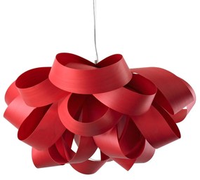 LZF Agatha Small závesná lampa, 78x76 /cm, červená