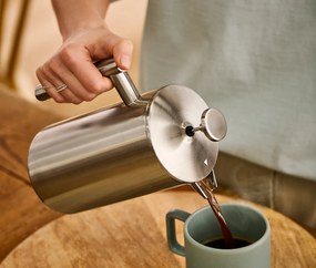 Kanvica french press 900 ml, dvojstenná, ušľachtilá oceľ