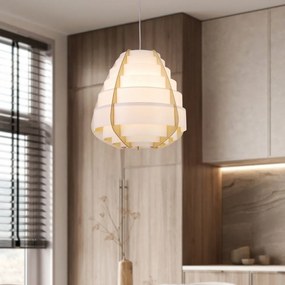 Biele závesné svietidlo Nagoja – Candellux Lighting