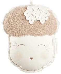 Závěsná dekorace dubový ořech čokoládová 23x29x10cm