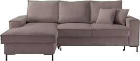 XXXLutz ROHOVÁ SEDAČKA, textil, sivohnedá P & B - Sedačky - 002310021704