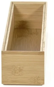 Organizér Compactor Bamboo Box, 30 x 7,5 x 6,35 cm, prírodné drevo