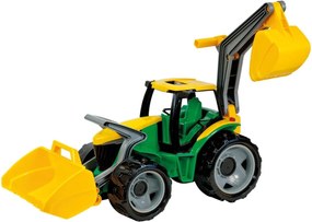 Traktor s lopatou 65 cm zelený/žltý