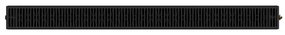 Mexen, Plochý panelový radiátor Mexen CVF22 600 x 800 mm, spodné pripojenie, 1266 W, čierny - W622F-060-080-70