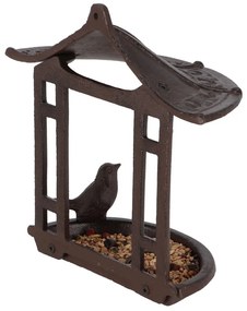 Závesné liatinové kŕmidlo Esschert Design, výška 24,4 cm