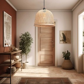 Toolight Toolight, stropné svietidlo 1xE27 APP1336-1CP, hnedá, OSW-02413