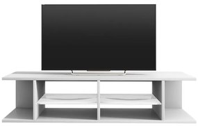 TV skrinka/stolík Monty 137 (s osvetlením) (biela). Vlastná spoľahlivá doprava až k Vám domov. 1098626