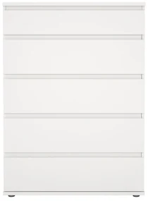 Biela vysoká komoda 77x107 cm Nova – Tvilum