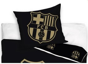 Futbalové obliečky FC Barcelona Gradient Black 140x200/70x90 cm
