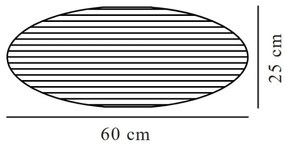 Nordlux - Tienidlo VILLO E27 pr. 60 cm modrá