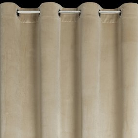 ZATEMŇOVACÍ ZÁVES NA KRÚŽKOCH ANTARA 140X270 CM SVETLOBÉŽOVÁ
