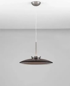LED stmievateľný nikel-hnedý moderný luster Esti