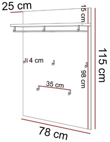 VEŠIAK NA STENU VALBO DUB ARTISAN