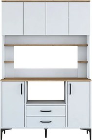 Skriňa Jedy Walnut and White