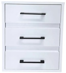 Skrinka na kolieskach 3S biela